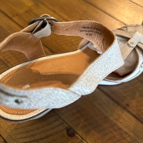 NWT Anthropologie Schuler and Sons Philadelphia Leather Wedge Sandals 
size 8.5 - Picture 13 of 13